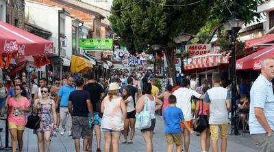 Во јули 204.336 туристи престојувале во Македонија