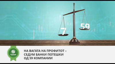 НА ВАГАТА НА ПРОФИТОТ – Седум банки потешки од 59 компании